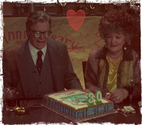 May, shut it!  Turn off the Bay City Rollers! The soccer game's about to start!